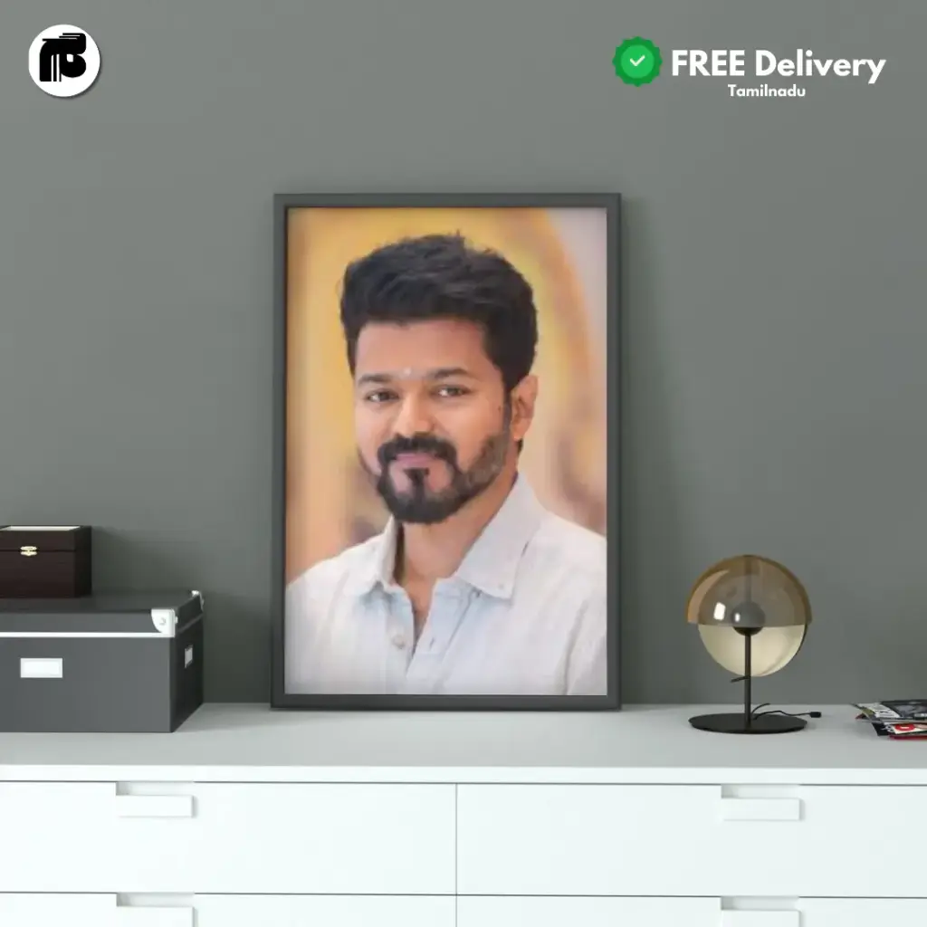 A4 Black Plain PVC Frame